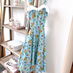 Unique Vintage limited edition “I love Lucy” collection retro dress